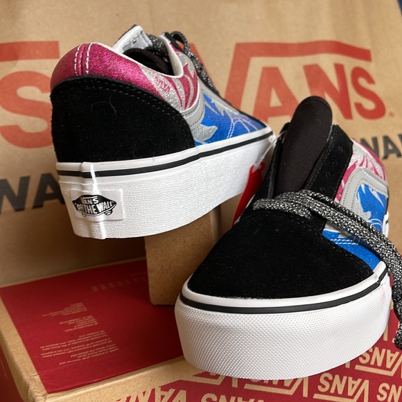 Vans Old Skool After Dark Summerlf/True White WMNS platforms - Picture 10 of 16